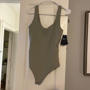 Abercrombie & Fitch Sweatheart Neckline Bodysuit NWT